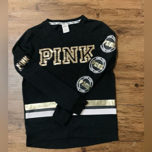 VS PINK BLING PULLOVER / MEGA BLING SWEATPANTS OUTFIT S - Picture 7 of 13